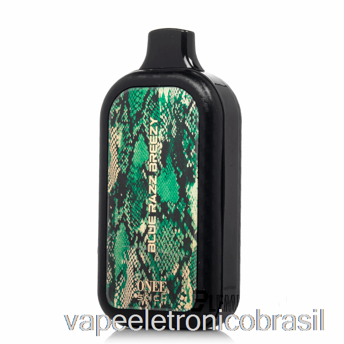 Vape Eletrônico Yibla 6500 Descartável Azul Razz Breezy